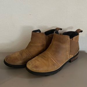 Sorel Emelie Waterproof Chelsea Boots, Size 9